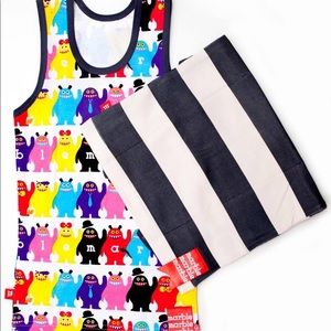 Japanese brand Marble monster kids Tank Top